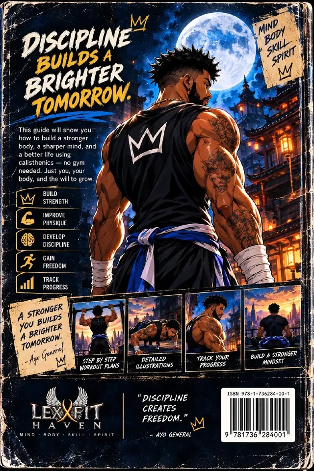 Back cover of The Calisthenics Beginner Guide